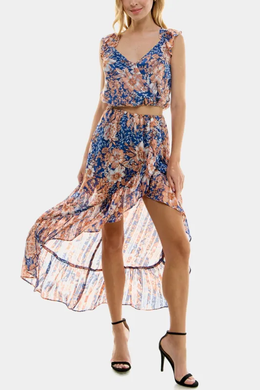 Ruffle Sleeve Surplice Top sold by Lord & Taylor