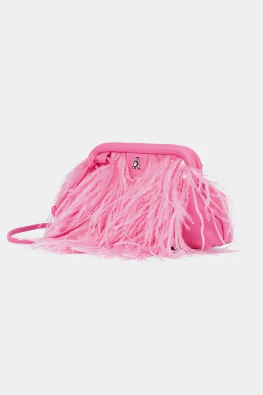 NIKKI-D FEATHER CLUTCH CROSSBODY sold by Lord & Taylor