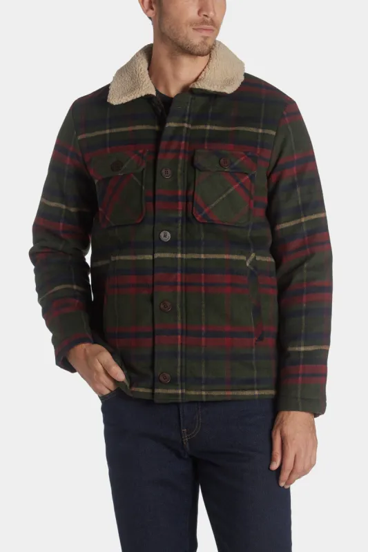 Faux Wool Trucker Jacket sold by Lord & Taylor