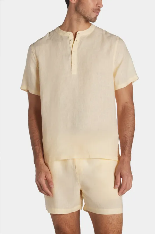 Linen Home Henley Shirt sold by Lord & Taylor