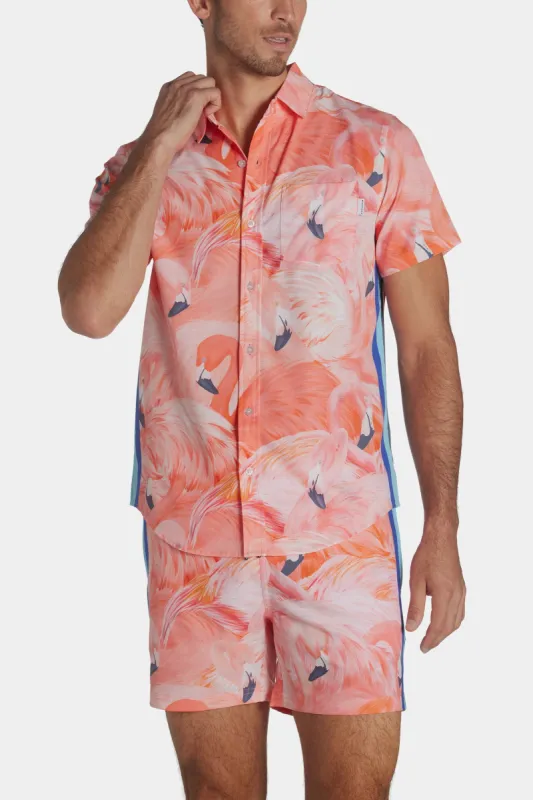 Flamingo Weekend Shirt sold by Lord & Taylor