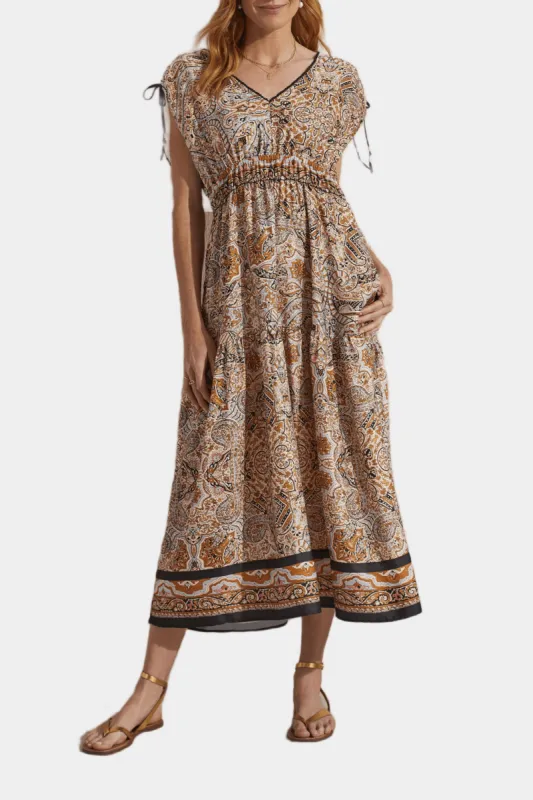 Border Print Maxi Dress sold by Lord & Taylor