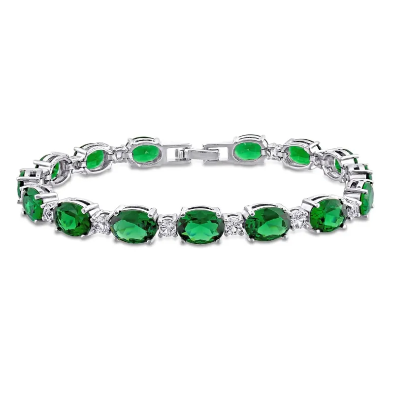 Cubic Zirconia and Created White Sapphire Bracelet sold by Lord & Taylor