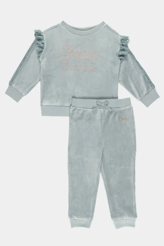 Girls Velour Top & Joggers 2-Piece Set sold by Lord & Taylor