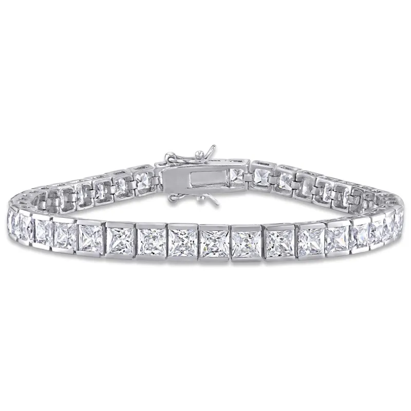 Cubic Zirconia Princess Cut Tennis Bracelet sold by Lord & Taylor