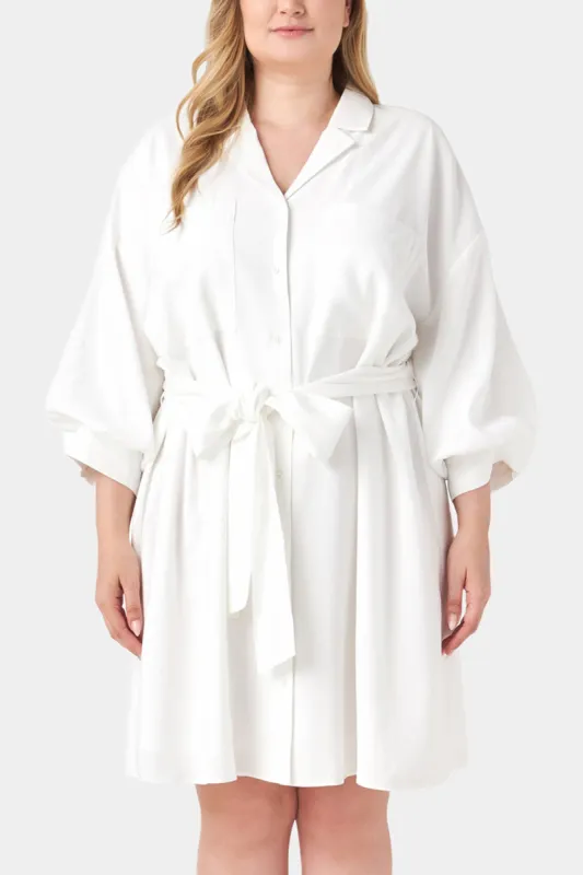 Blouson Sleeve Belted Shirt Dress sold by Lord & Taylor