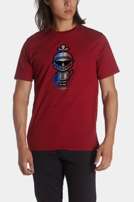 Armor Printed Karl Short Sleeve Crew Neck T-Shirt sold by Lord & Taylor
