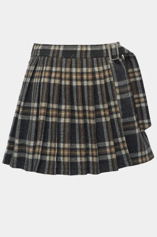 Girls Plaid Pleated Skort sold by Lord & Taylor