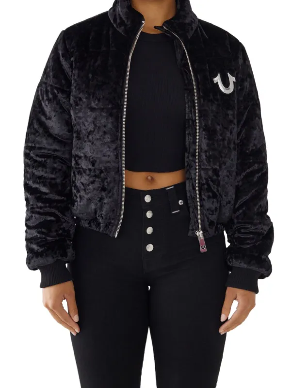 Velvet Puffer sold by Lord & Taylor