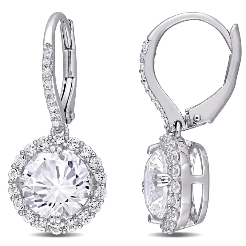 Created White Sapphire and Diamond Earrings sold by Lord & Taylor