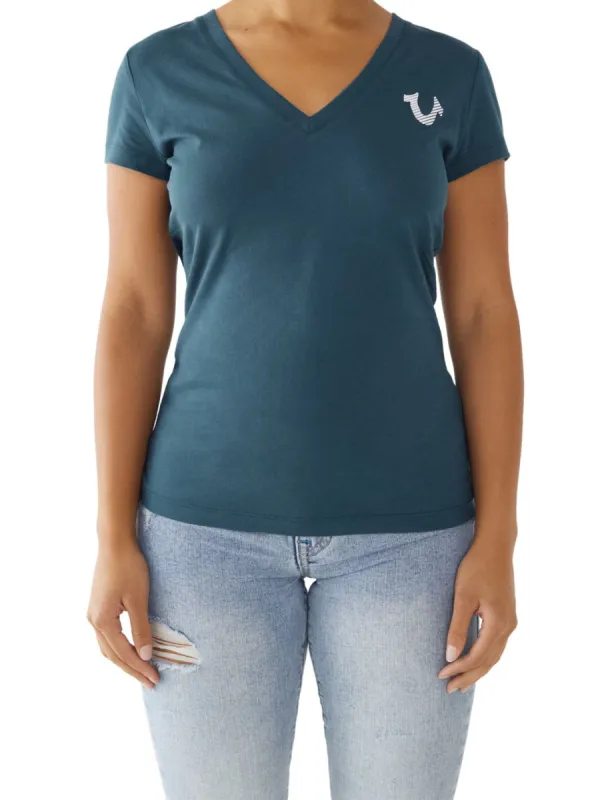 Gradient V Neck Tee sold by Lord & Taylor