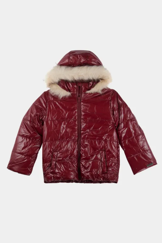 Girls High Gloss Puffer sold by Lord & Taylor