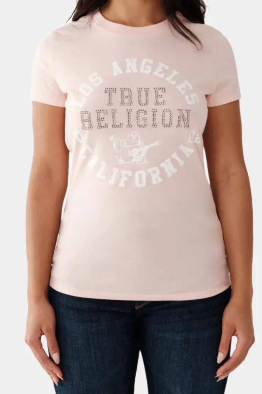 Crystal Live Slim Crew Tee sold by Lord & Taylor