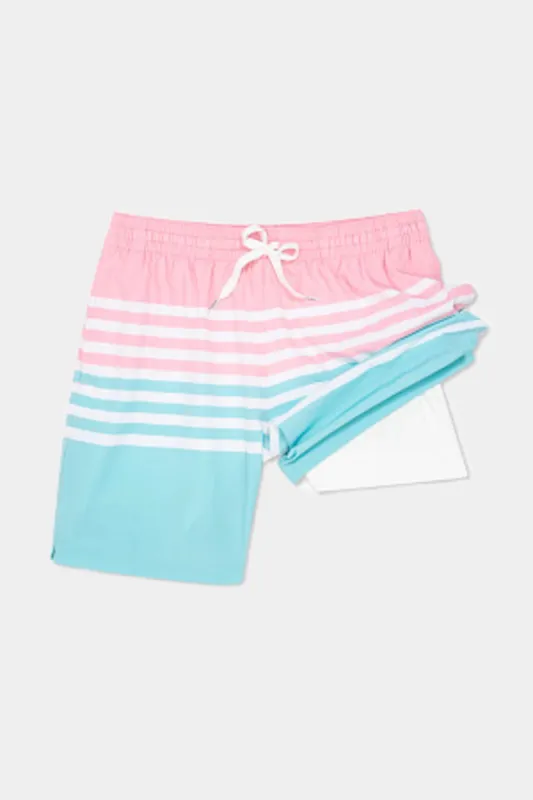 The On The Horizons Lined Swim Trunk sold by Lord & Taylor