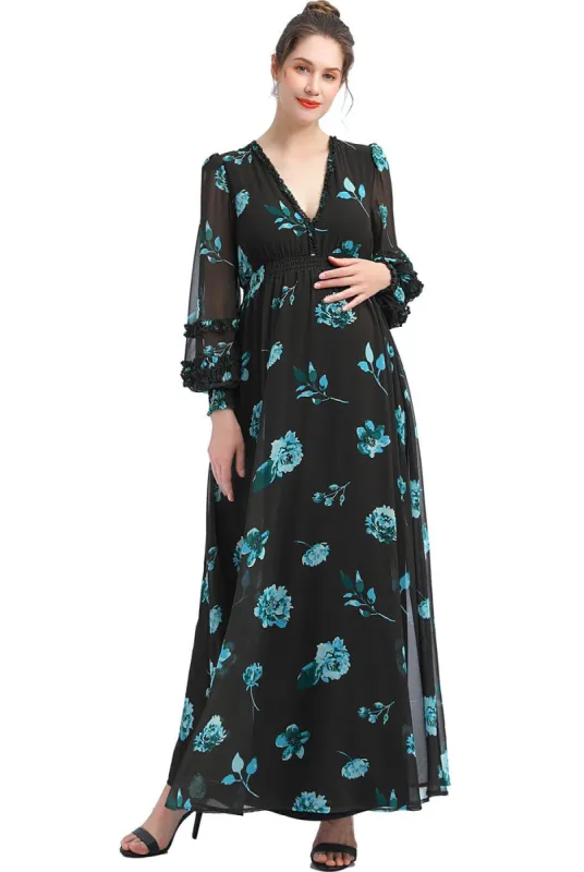 Elena Maternity Maxi Dress sold by Lord & Taylor