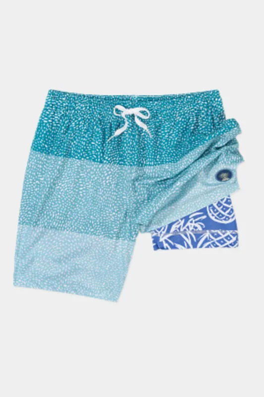 The Whale Sharks Lined Swim Trunk sold by Lord & Taylor