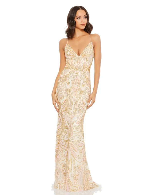 Bead Sheath Gown sold by Lord & Taylor