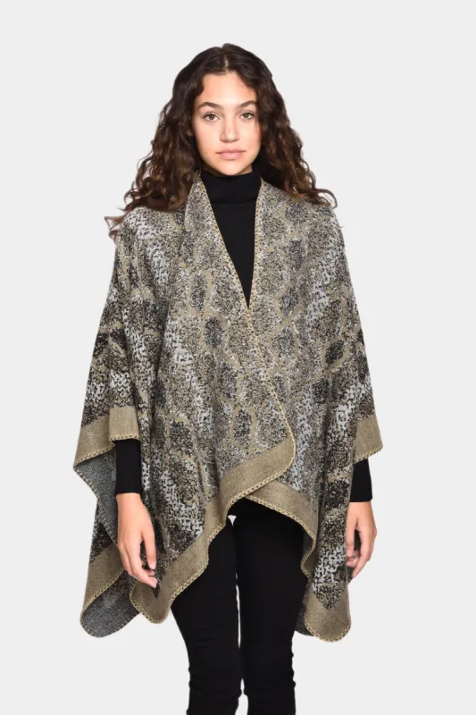 Reversible Printed Ruana sold by Lord & Taylor