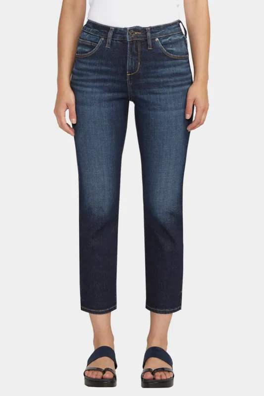 Ruby Mid Rise Straight Cropped Jeans Plus Size sold by Lord & Taylor