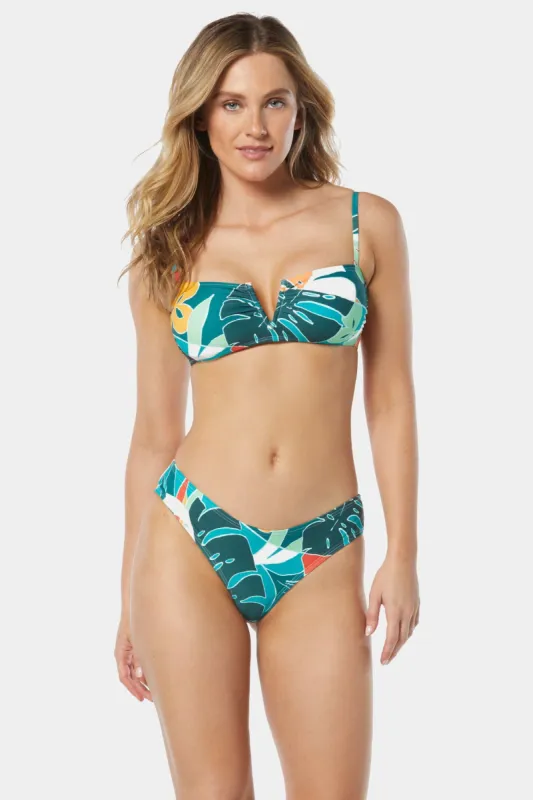 Floral Print V-Wire Bikini Top sold by Lord & Taylor