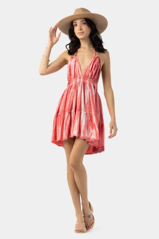 Nelly Plunge Neck Mini Dress sold by Lord & Taylor
