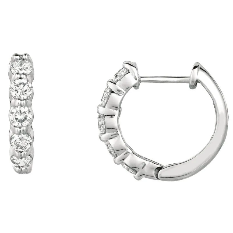 Diamond Hoop Earrings sold by Lord & Taylor