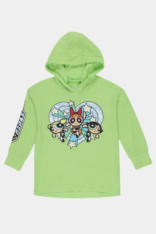 Girls Cozy Knit Hi Lo Pullover Hoodie sold by Lord & Taylor