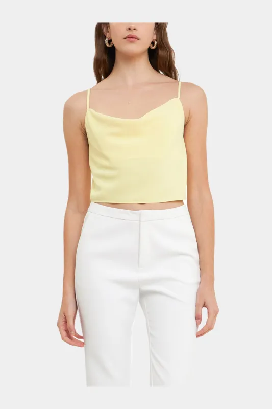 Butter Cami Crop Top sold by Lord & Taylor