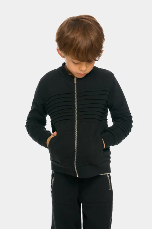 Boys Mock Neck Moto Zip Up Jacket sold by Lord & Taylor