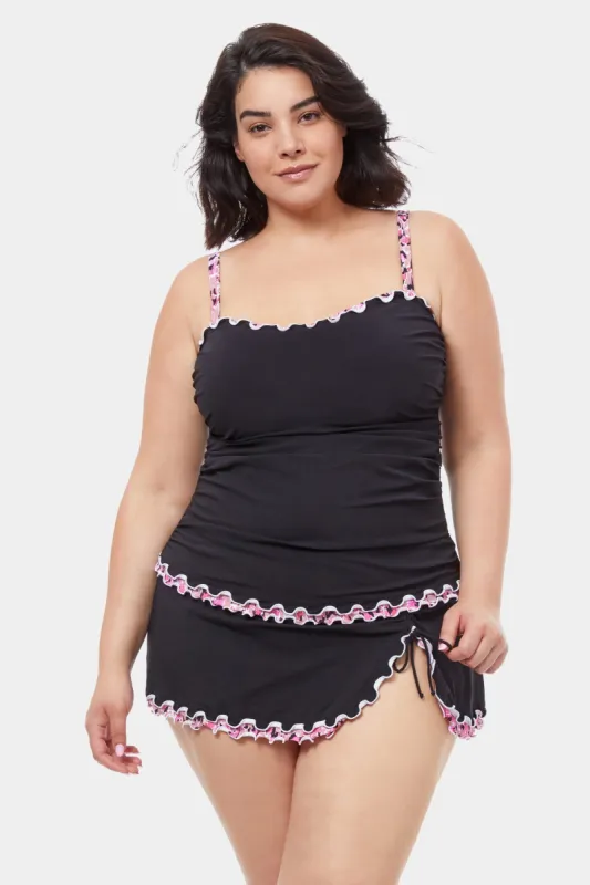 Plus Pretty Wild Full Figure Tankini sold by Lord & Taylor