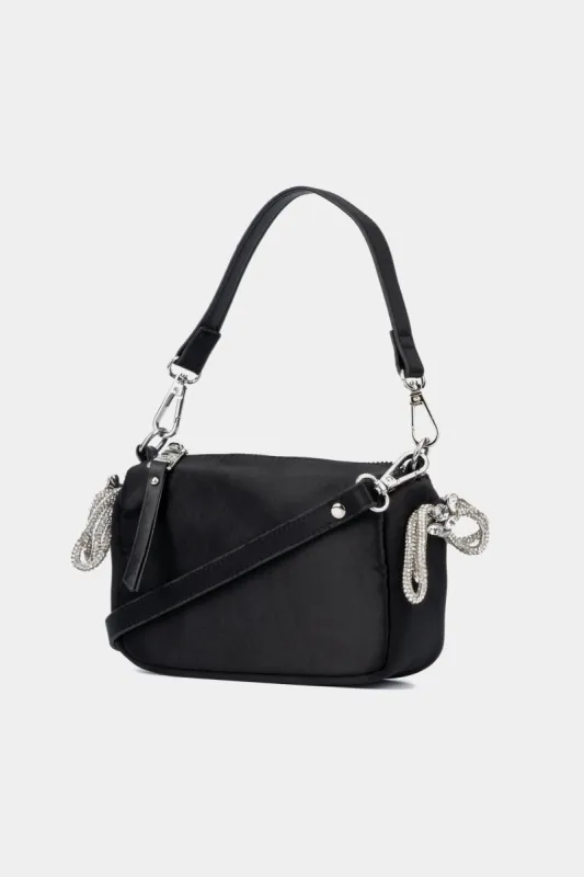Noble-B Satin Bow Mini Bag made by Lord & Taylor