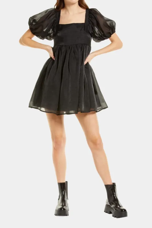 Paloma Puff Sleeve Baby Doll Mini Dress sold by Lord & Taylor