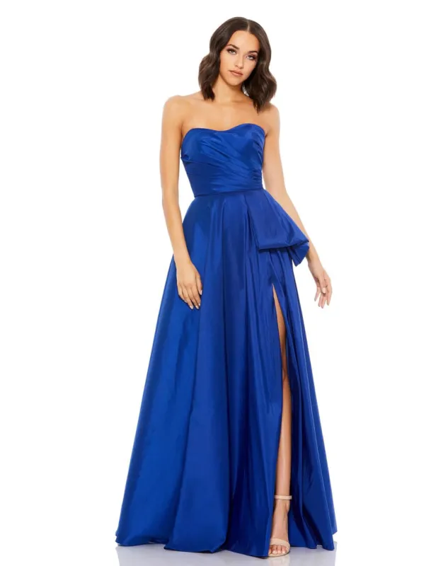 Strapless Draped A Line Gown sold by Lord & Taylor