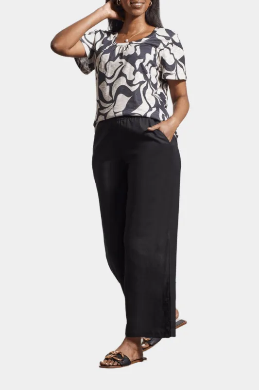 Flutter Sleeve U-Neck Top sold by Lord & Taylor