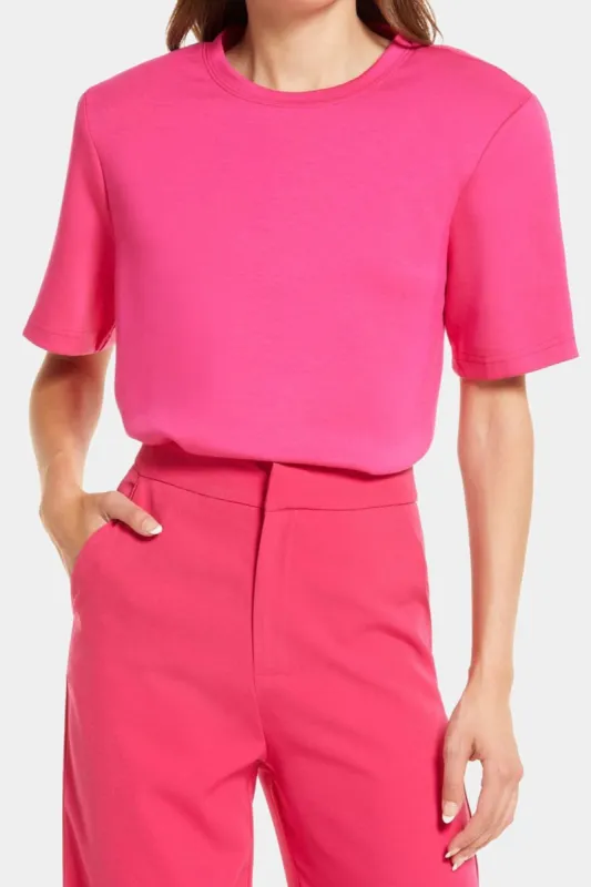 Luna Padded Shoulder T-Shirt sold by Lord & Taylor