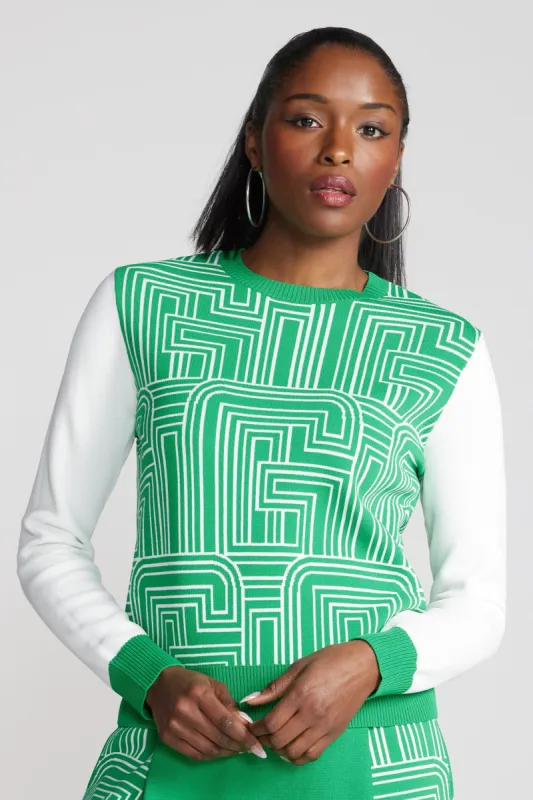 Jacquard Sweater sold by Lord & Taylor