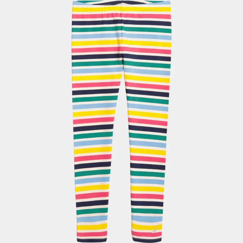 Girls Rainbow Stripe Jersey Logo Leggings sold by Lord & Taylor