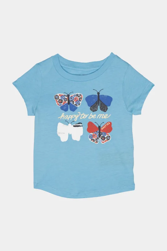 Girls Happy Butterflies T-Shirt sold by Lord & Taylor