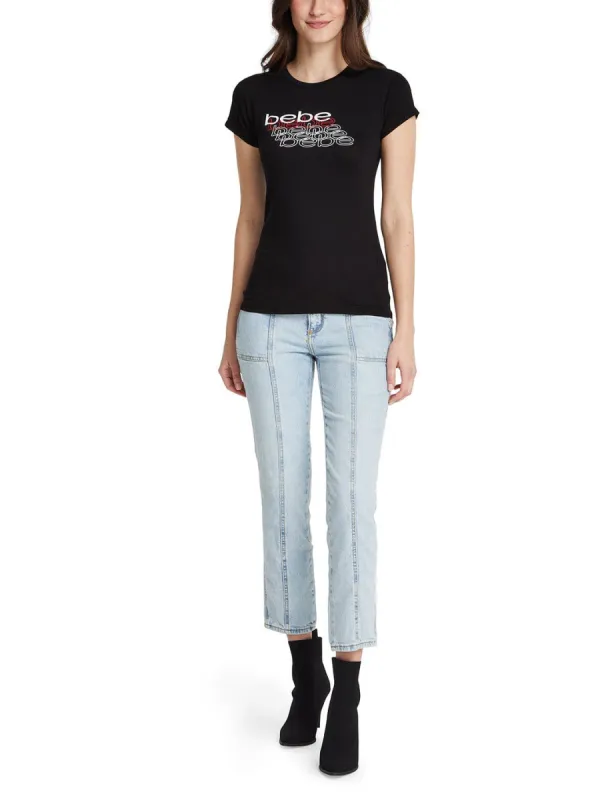 Bebe Red Logo Graphic Tee sold by Lord & Taylor