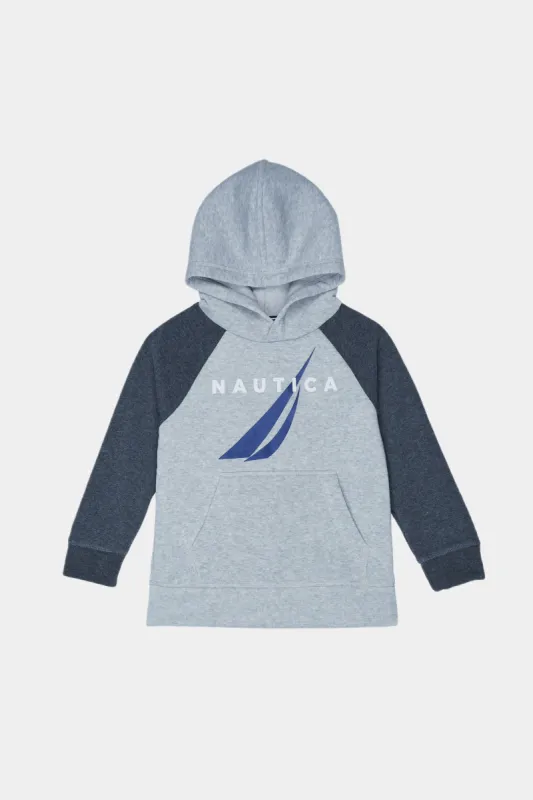 Boys Colorblocked Long Sleeve Pullover Hoodie sold by Lord & Taylor