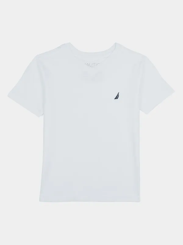 Boys Strait Short Sleeve V-Neck T-Shirt sold by Lord & Taylor