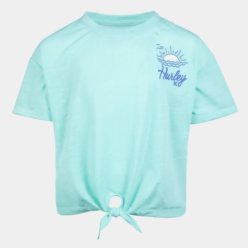 Girls Ruffle Sleeve Tie Front Top sold by Lord & Taylor