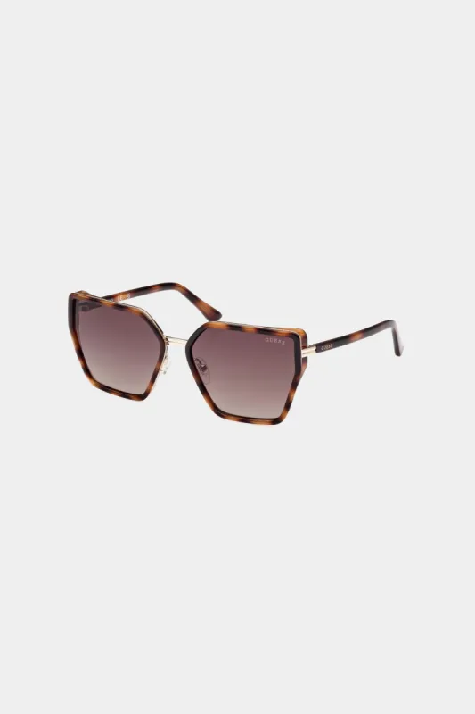 Geometric Shaped Gradient Sunglasses sold by Lord & Taylor
