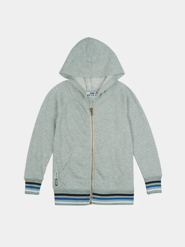 Boys Zip Stripe Detail Hoodie sold by Lord & Taylor