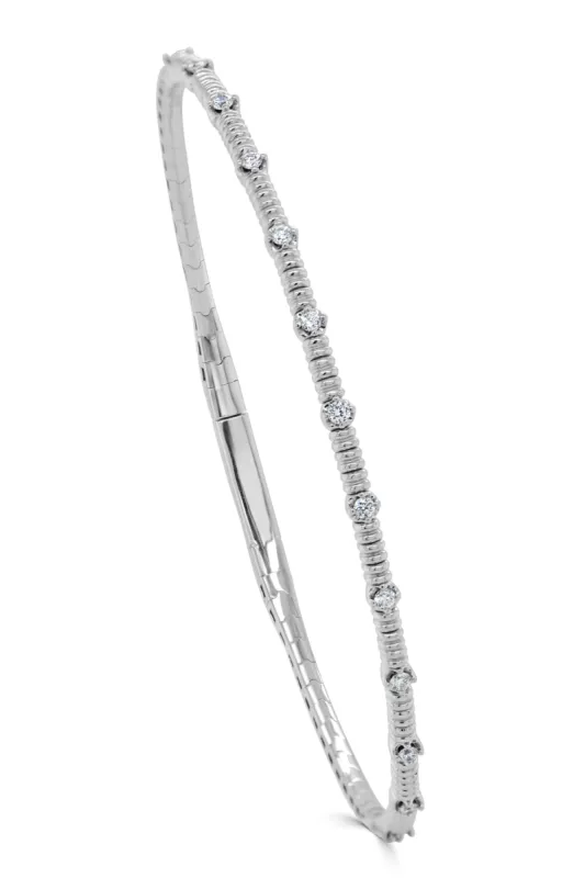 14K Gold Diamond Flexible Bangle sold by Lord & Taylor