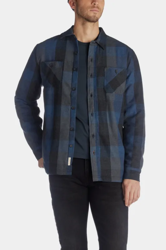 Sherpa Fleece Lined Flannel Shirt Jacket sold by Lord & Taylor