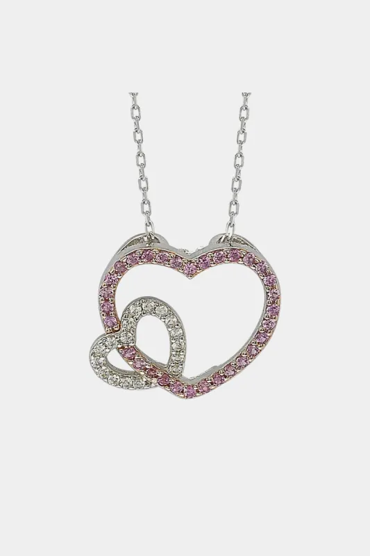 Sapphire & Diamond Accent Double Heart Pendant sold by Lord & Taylor