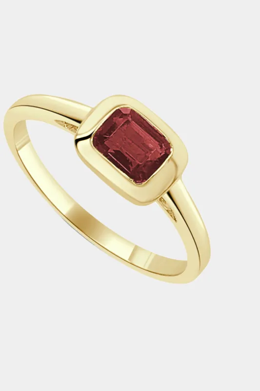 14K Gold Garnet Ring sold by Lord & Taylor
