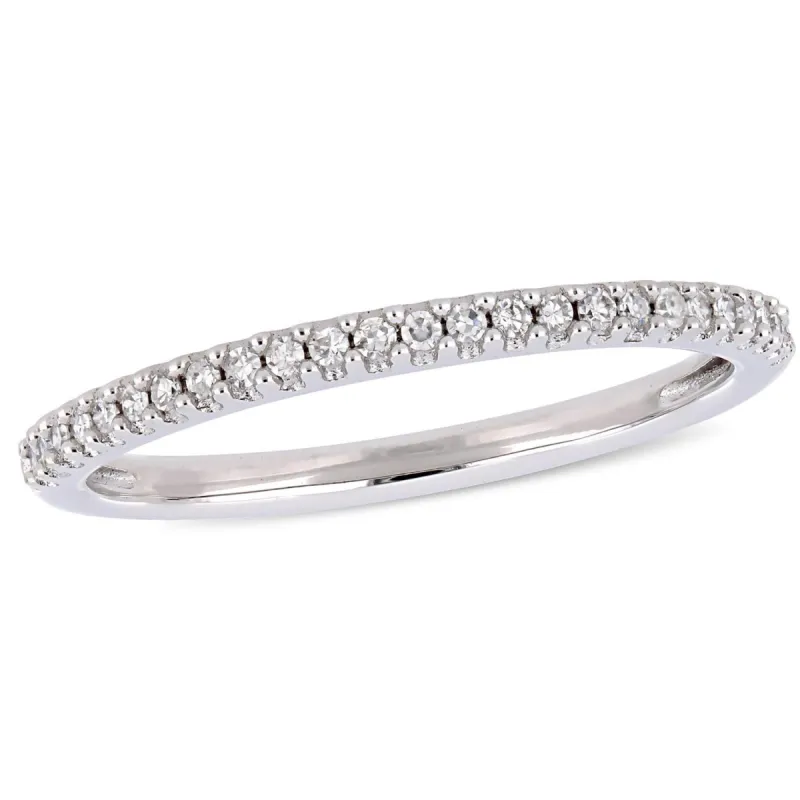 14k White Gold Diamond Stackable Ring sold by Lord & Taylor