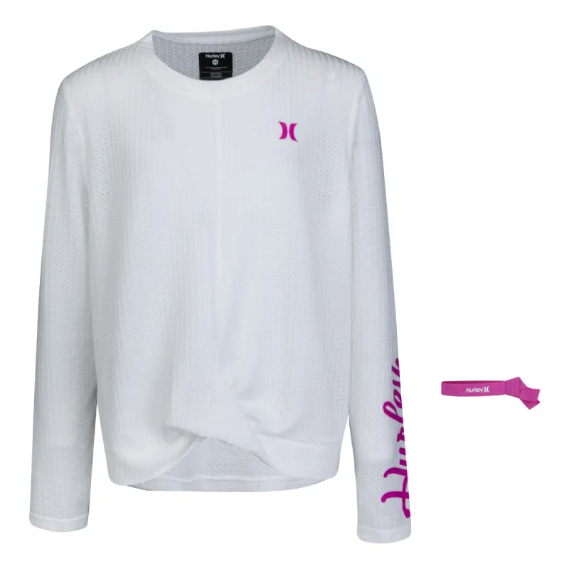 Girls Long Sleeve Chunky Thermal T-Shirt sold by Lord & Taylor